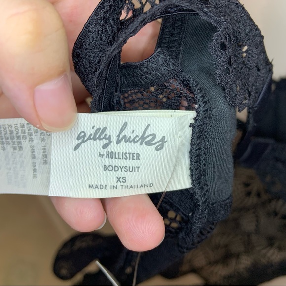 Gilly Hicks Black Lace Thong Bodysuit - Picture 7 of 10